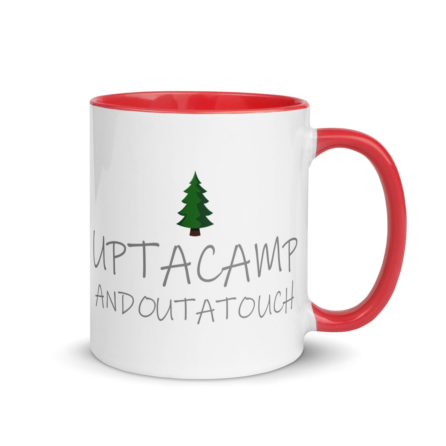 Upta Camp Outa Touch Mug with Color Inside