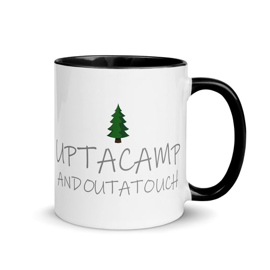Upta Camp Outa Touch Mug with Color Inside