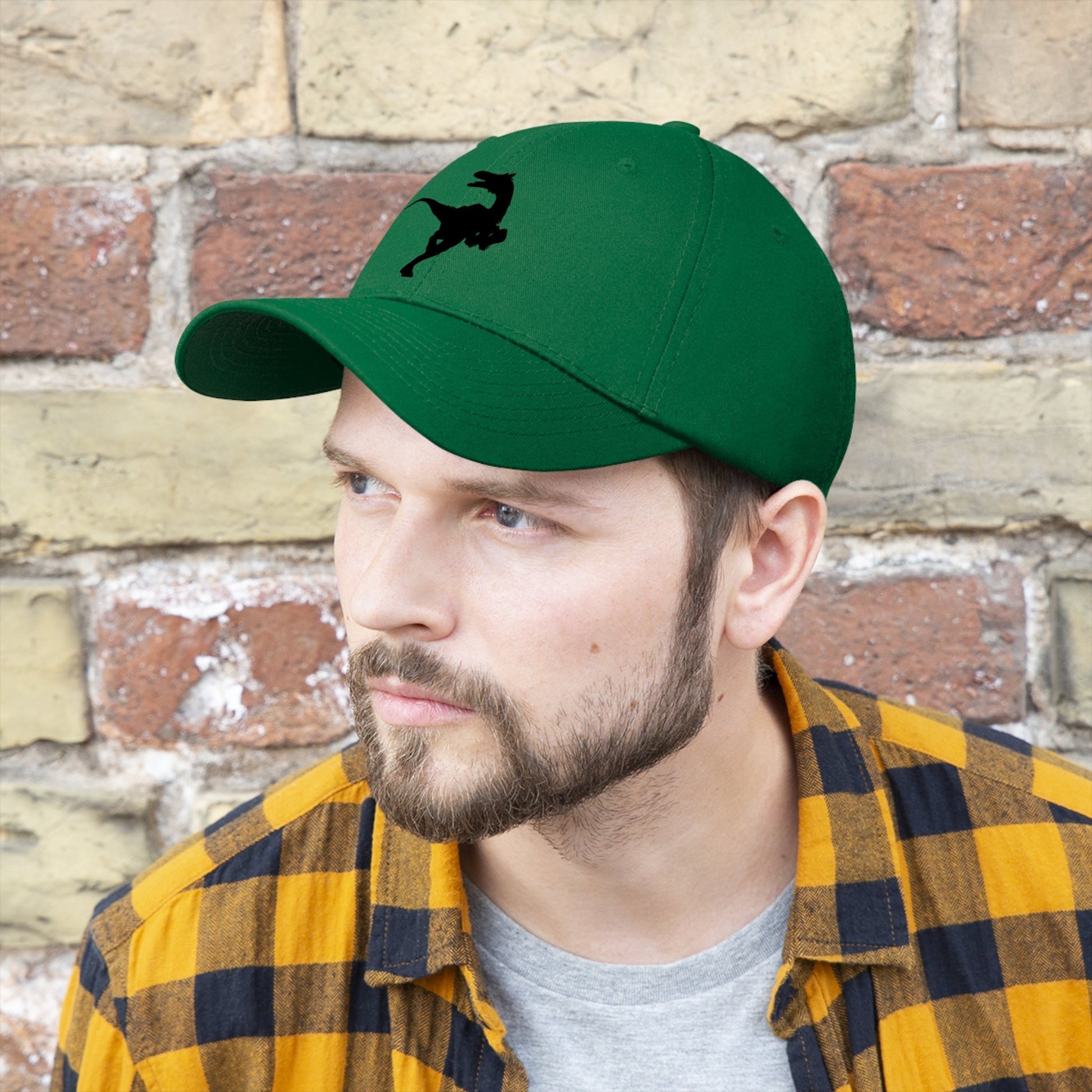 Velociraptor Twill Hat | Paleontologist Gift for Dinosaur Lovers
