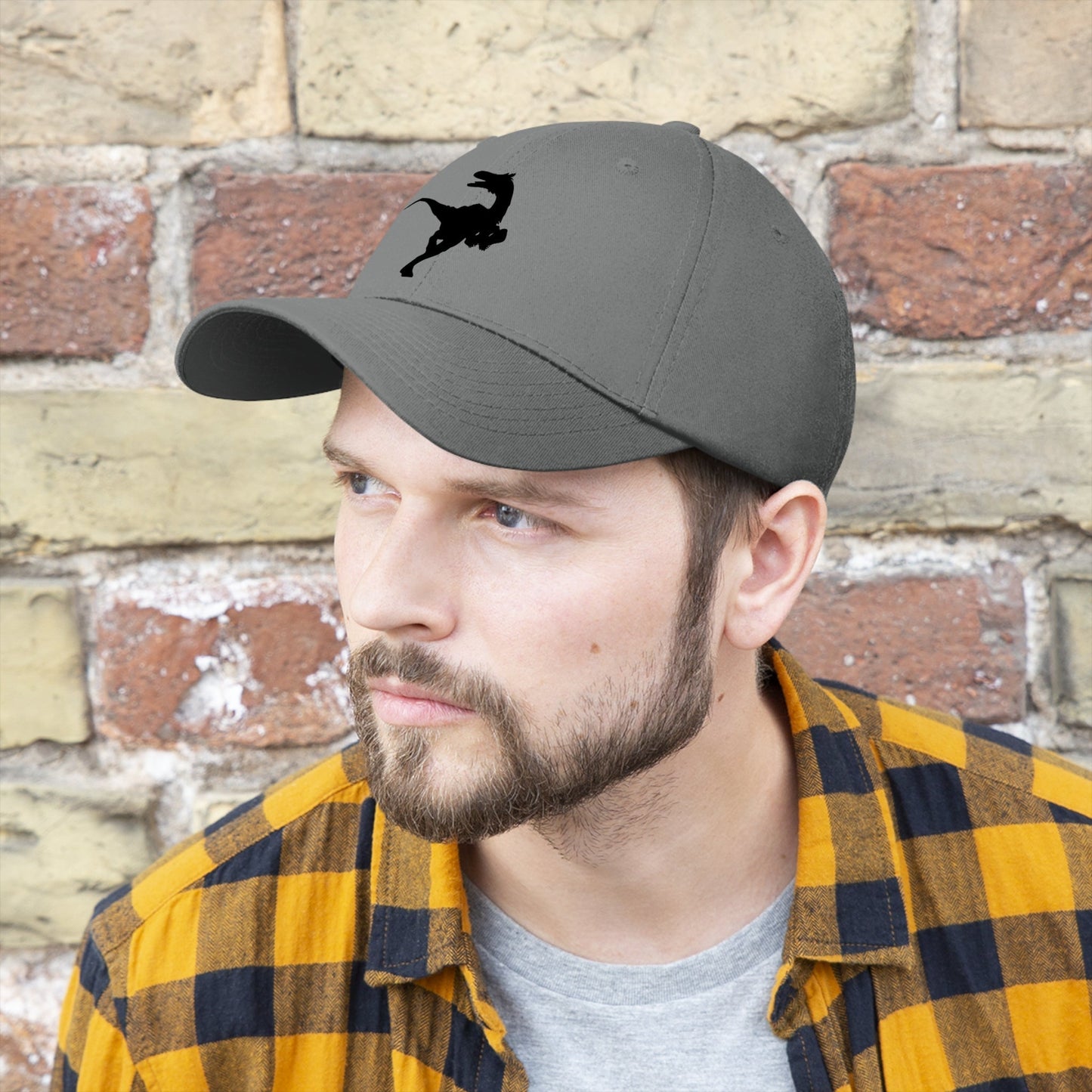 Velociraptor Twill Hat | Paleontologist Gift for Dinosaur Lovers