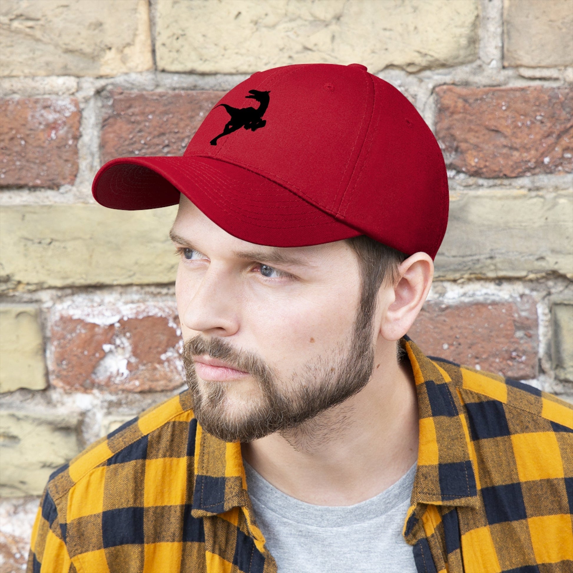Velociraptor Twill Hat | Paleontologist Gift for Dinosaur Lovers