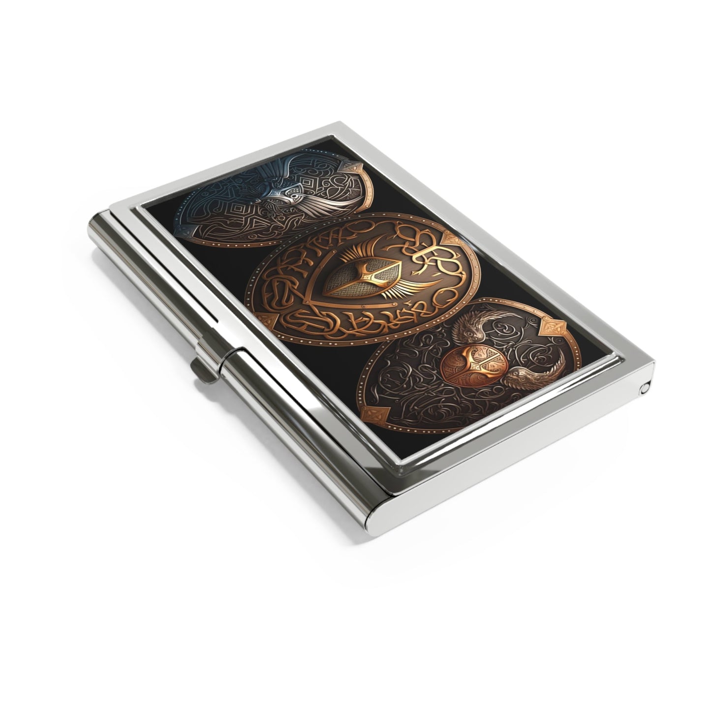Viking Shields Business Card Holder