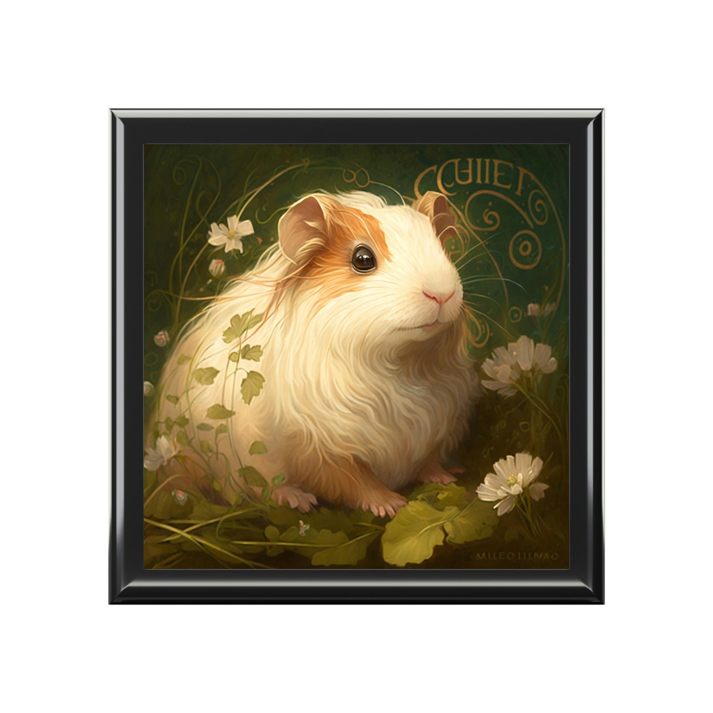 Vintage Guinea Pig Jewelry Box