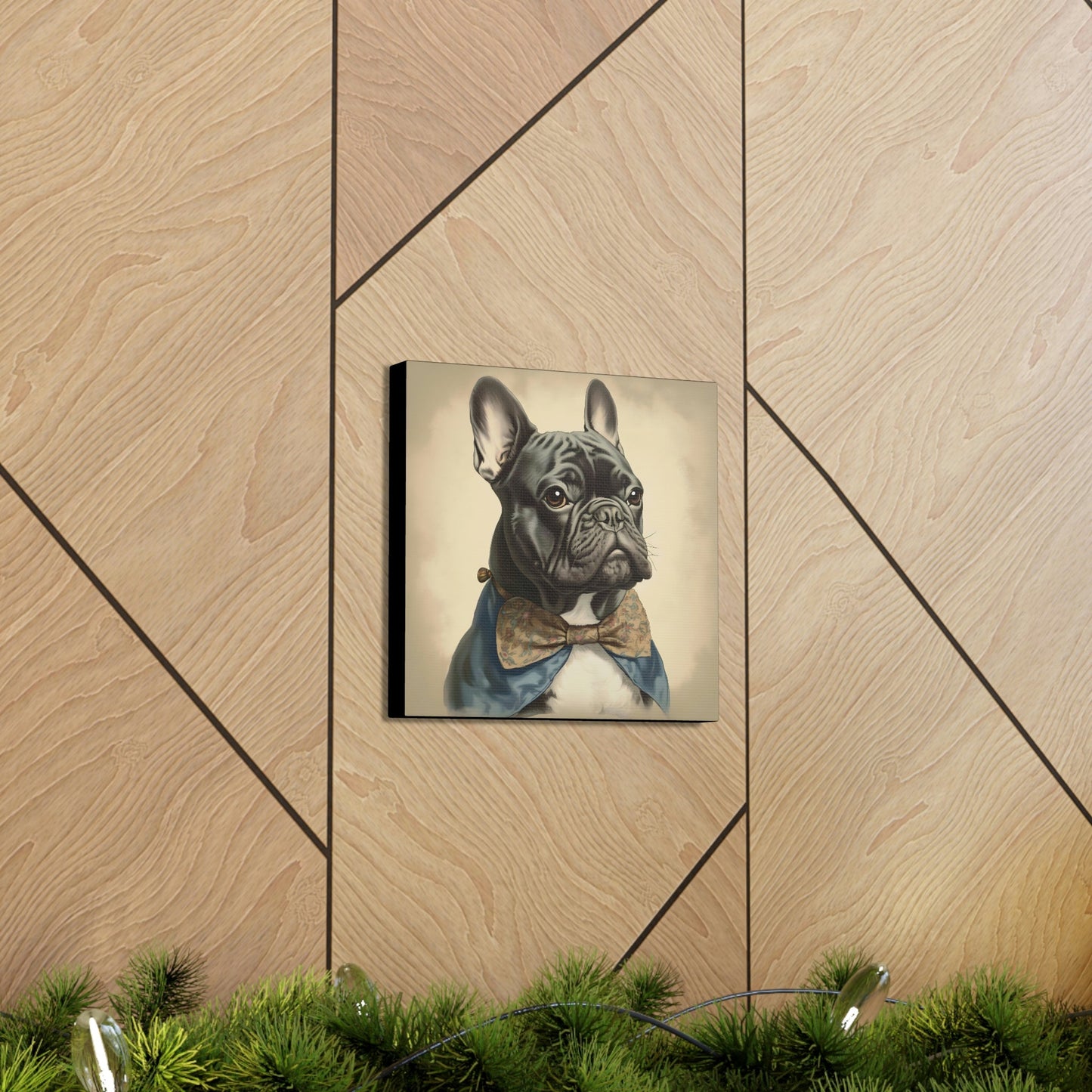 Vintage Victorian "Ben" French Bulldog Canvas Gallery Wraps