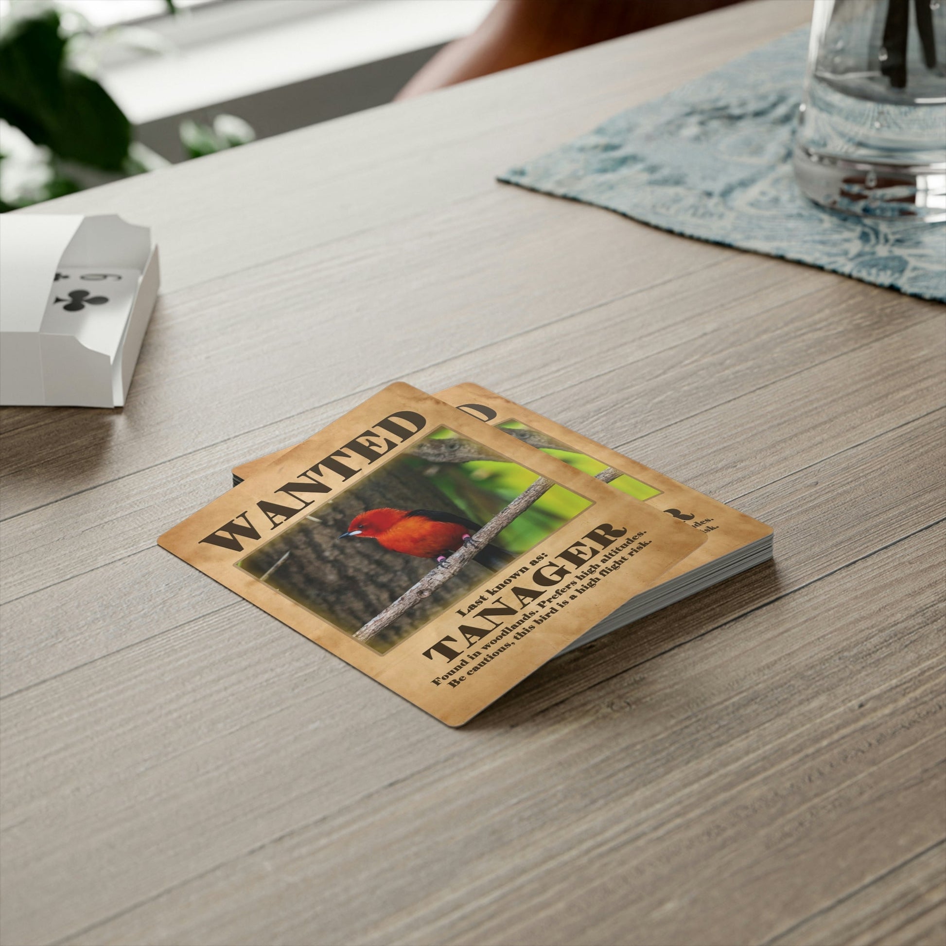 Wanted: Tanager Poker Playing Cards