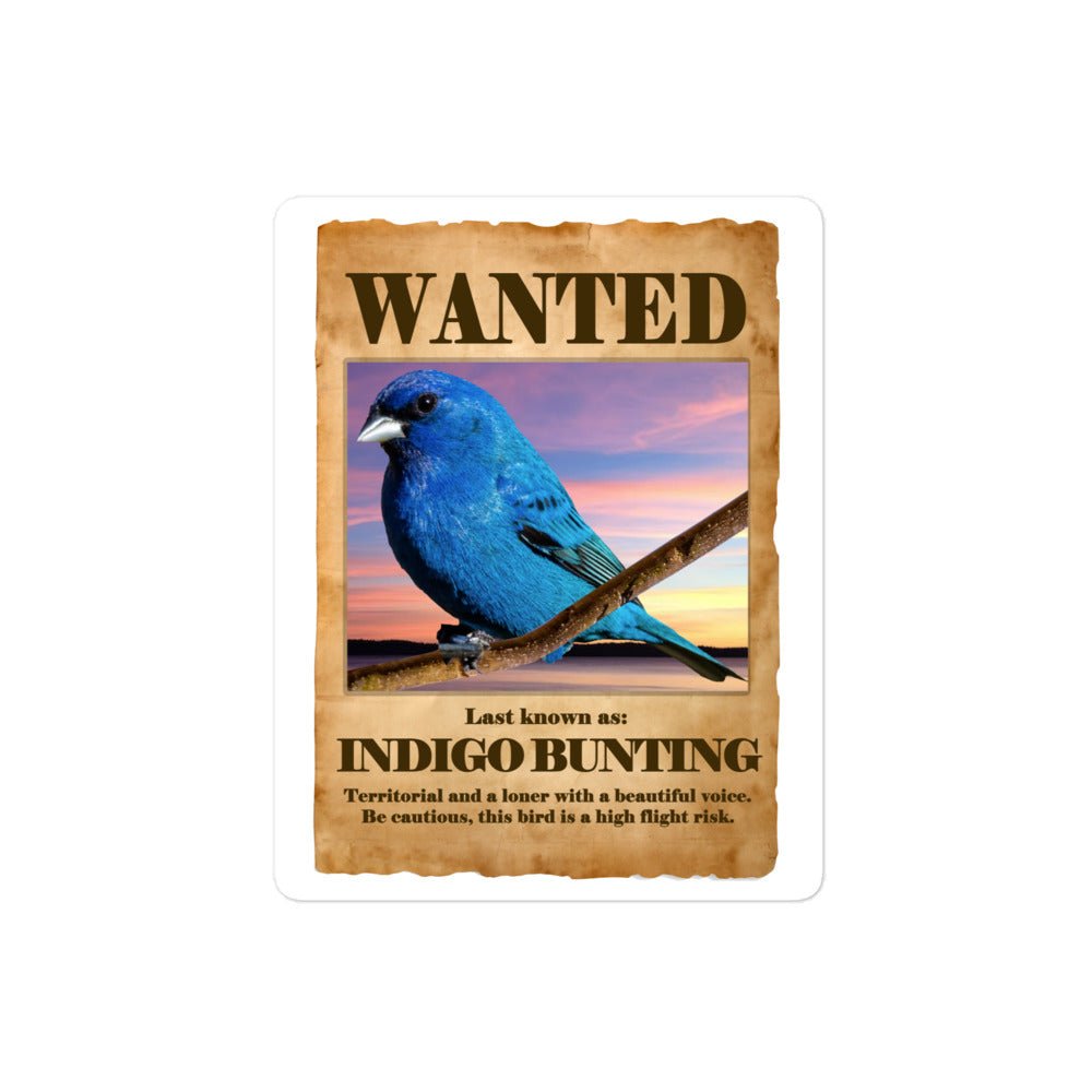 Wanted: Whooping Crane Bubble-Free Stickers