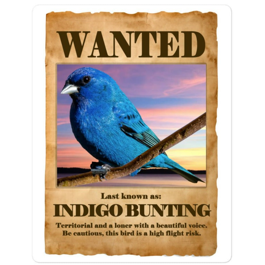 Wanted: Whooping Crane Bubble-Free Stickers