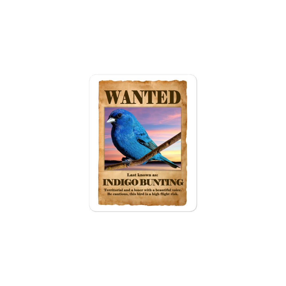 Wanted: Whooping Crane Bubble-Free Stickers