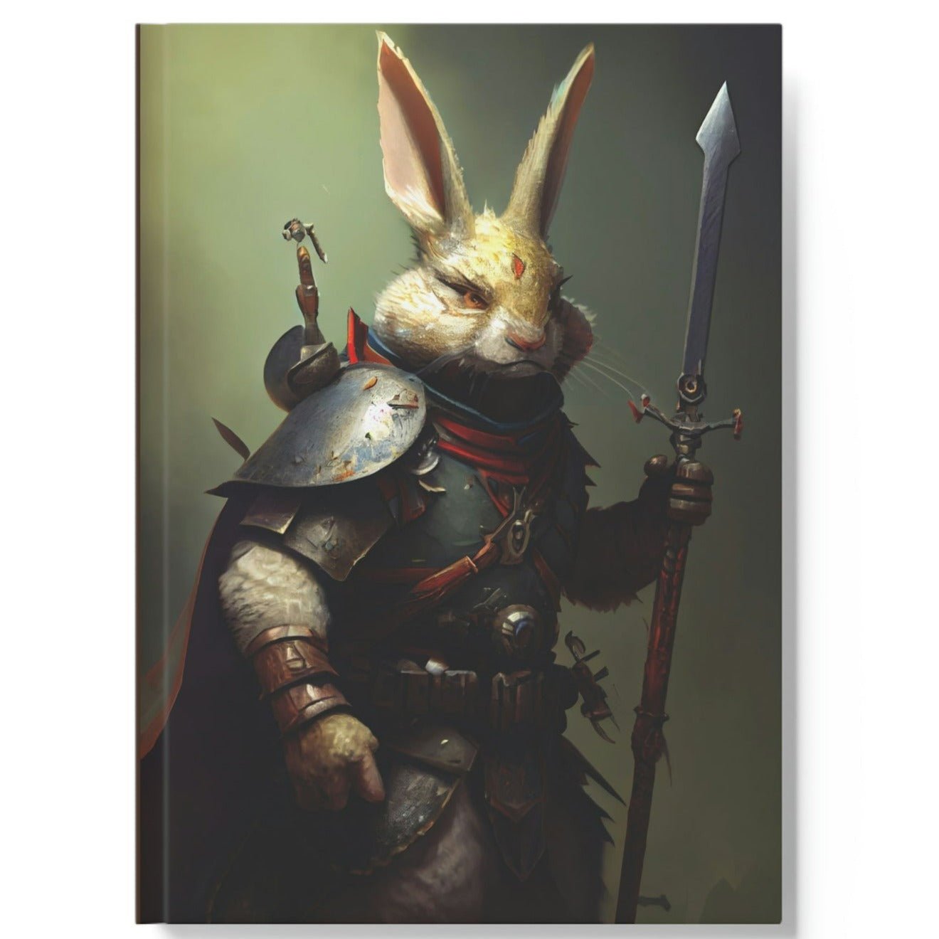 Warrior Bunny Hard Backed Journal