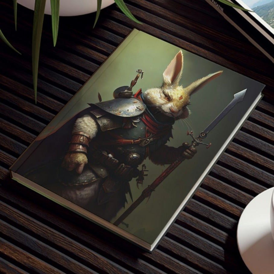 Warrior Bunny Hard Backed Journal