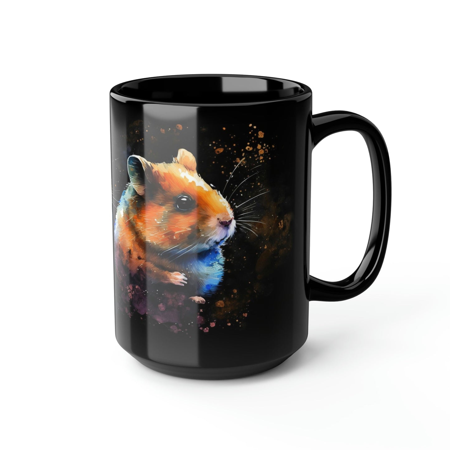 Watercolor Hamster Sisters 15 oz Coffee Mug Gift