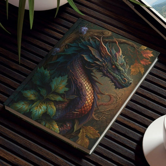 Western Green Tree Dragon Hard Backed Journal