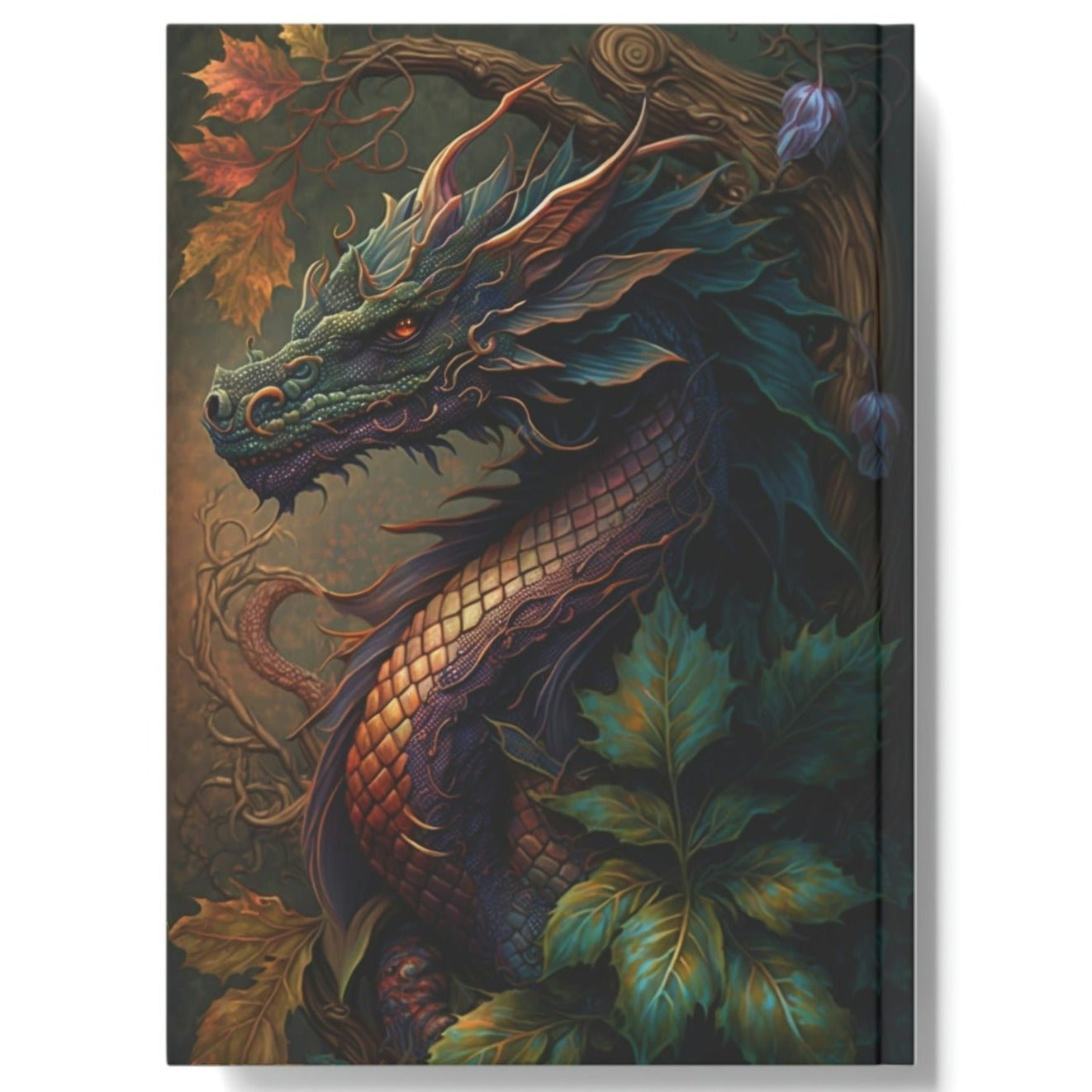 Western Green Tree Dragon Hard Backed Journal