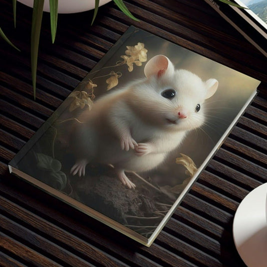 Whimsical Mouse Hard Backed Journal