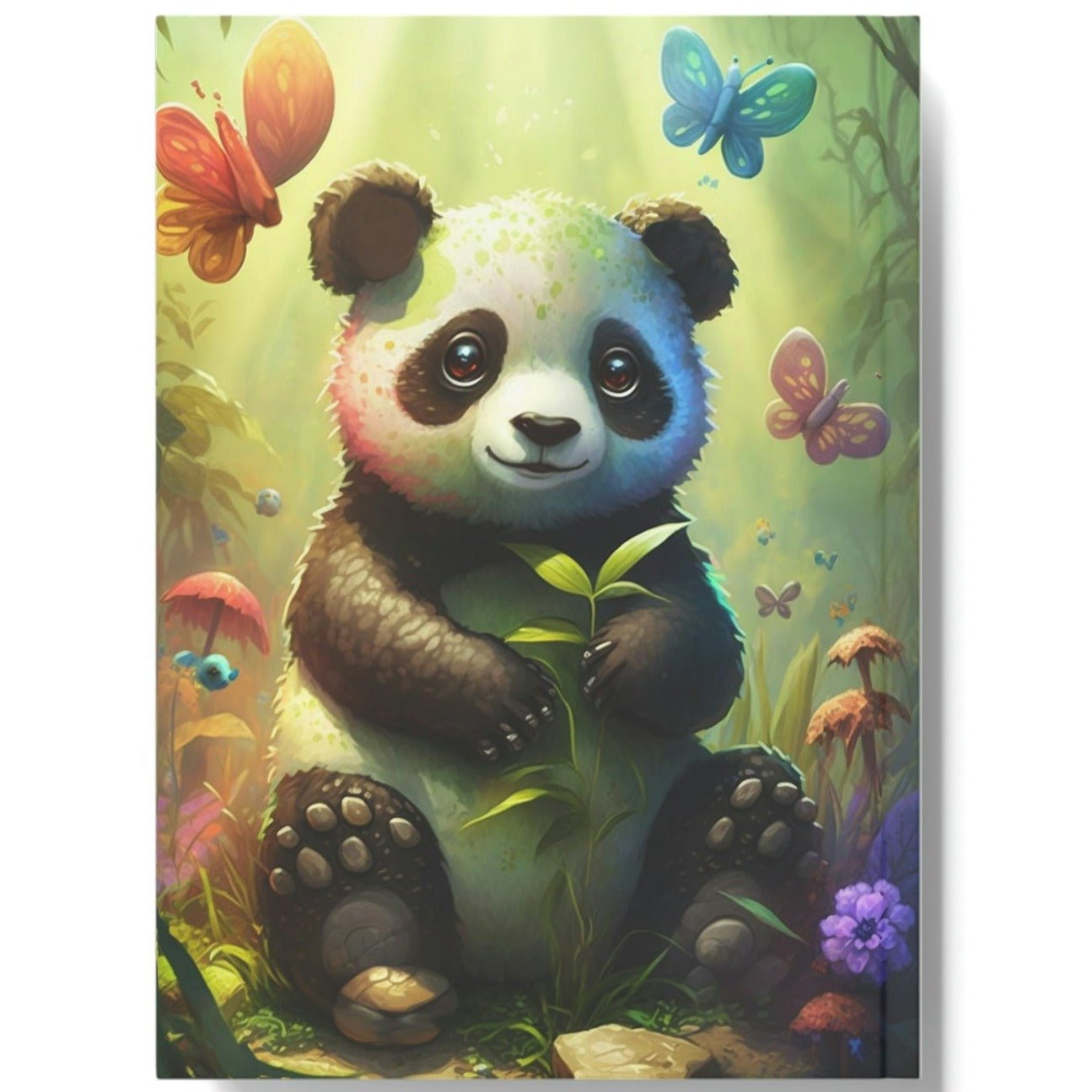 Whimsical Panda Hard Backed Journal