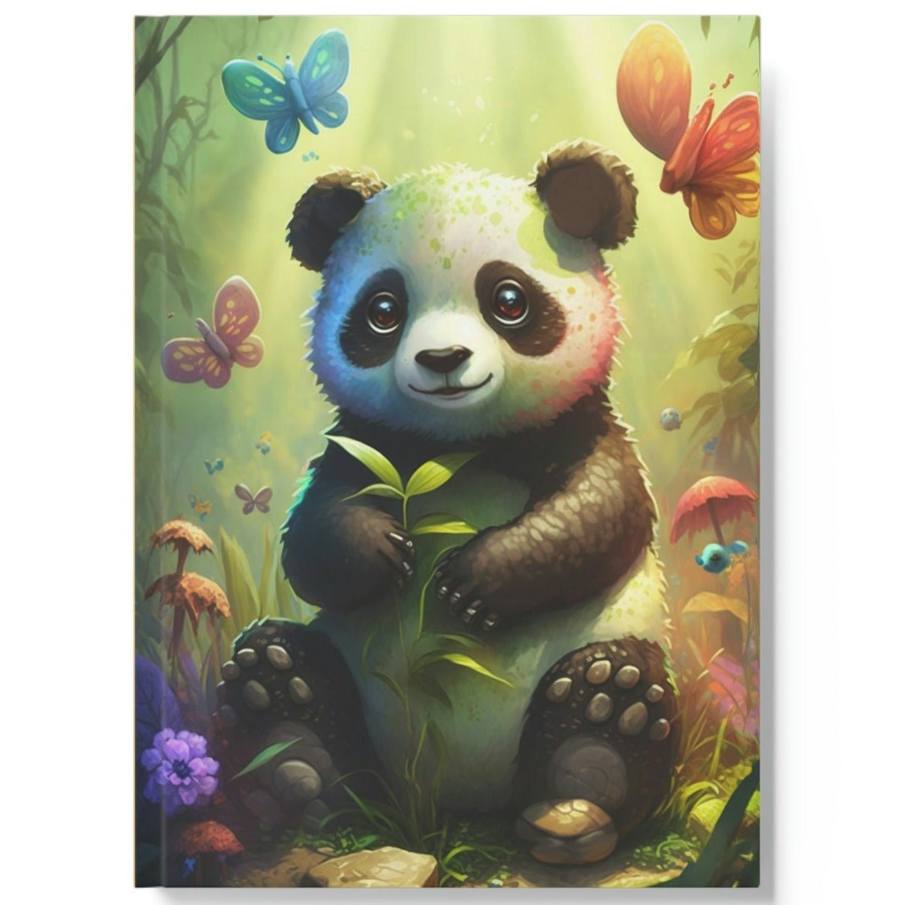 Whimsical Panda Hard Backed Journal