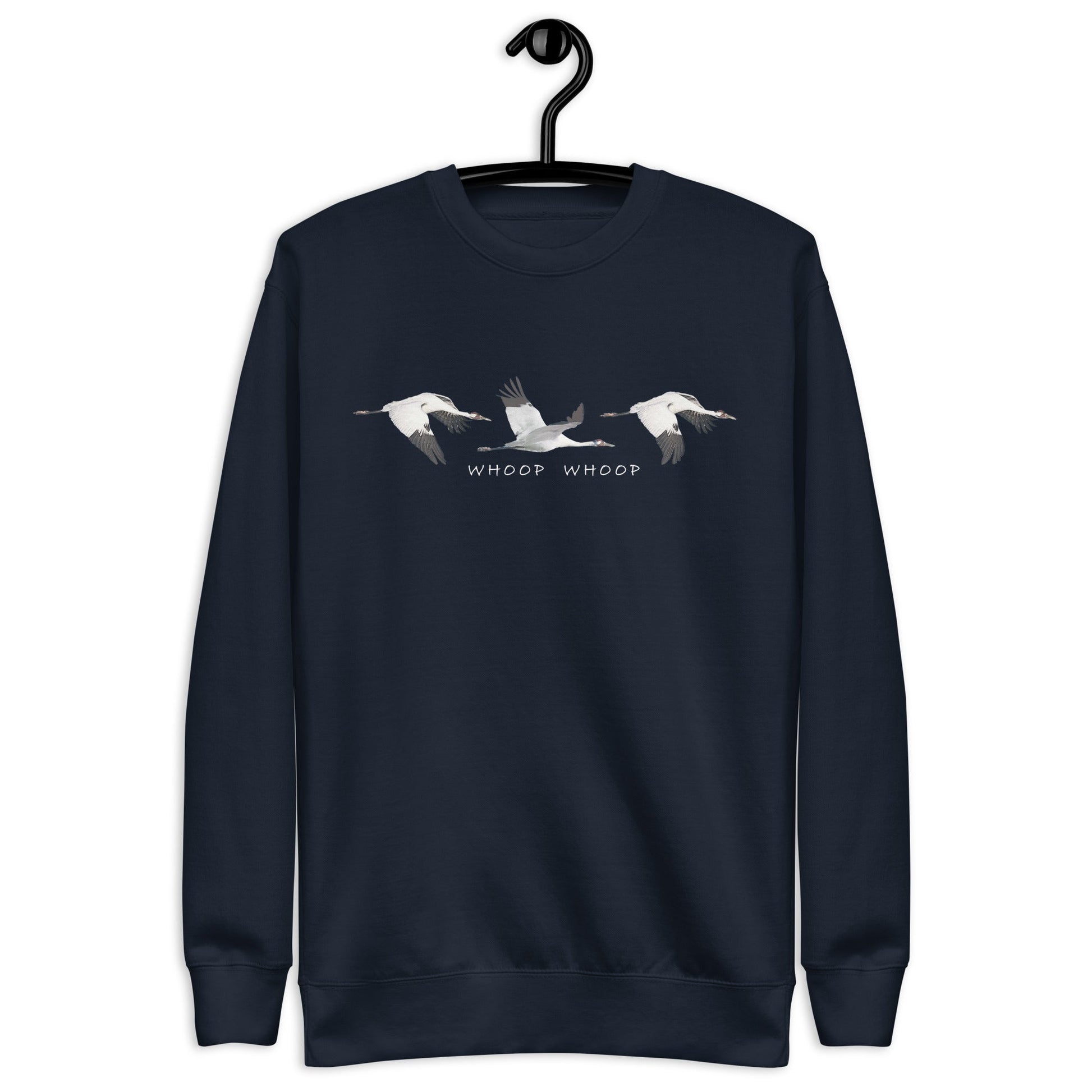 Whoop Whoop Whooping Crane Sweatshirt