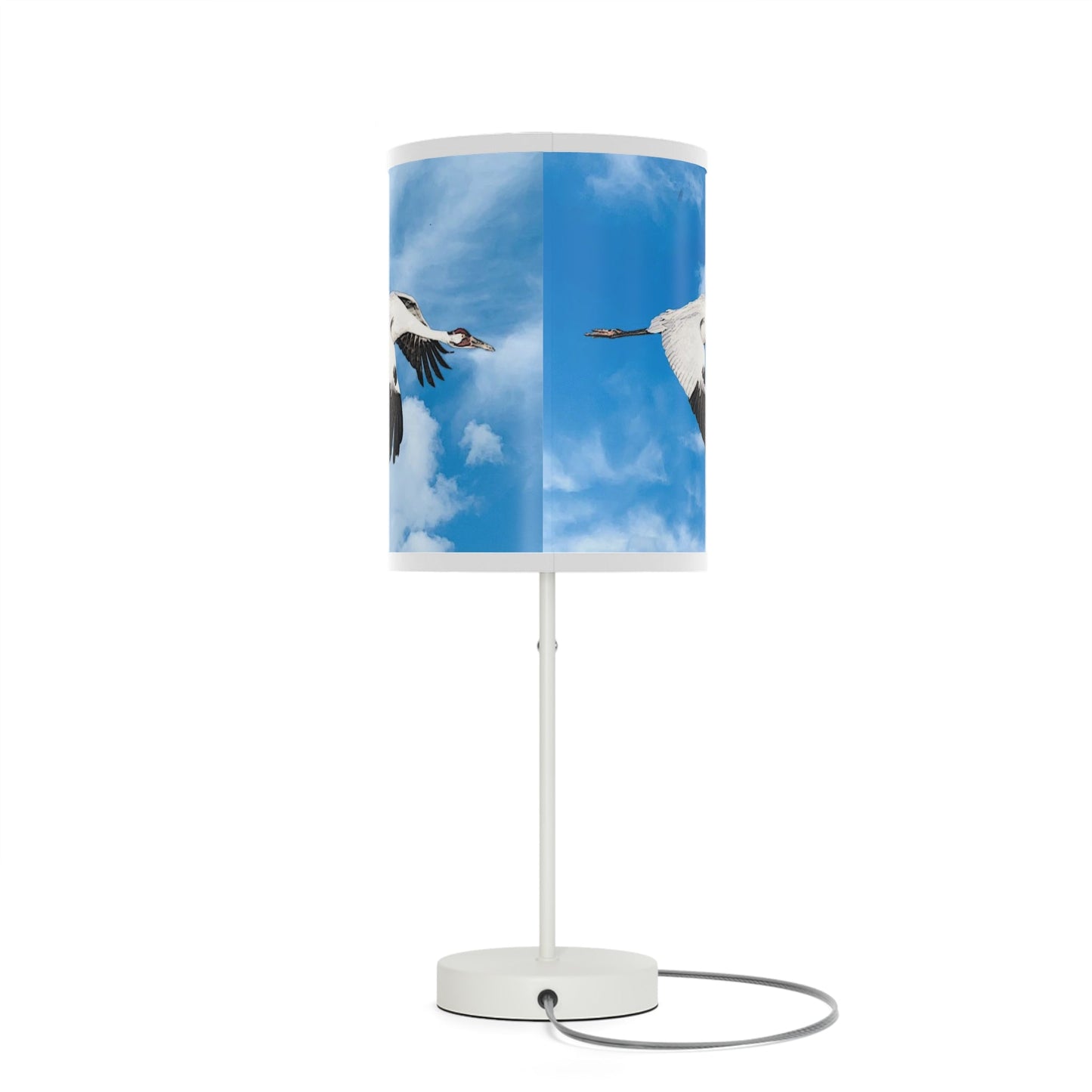 Whooping Crane Lamp on a Stand, US|CA plug