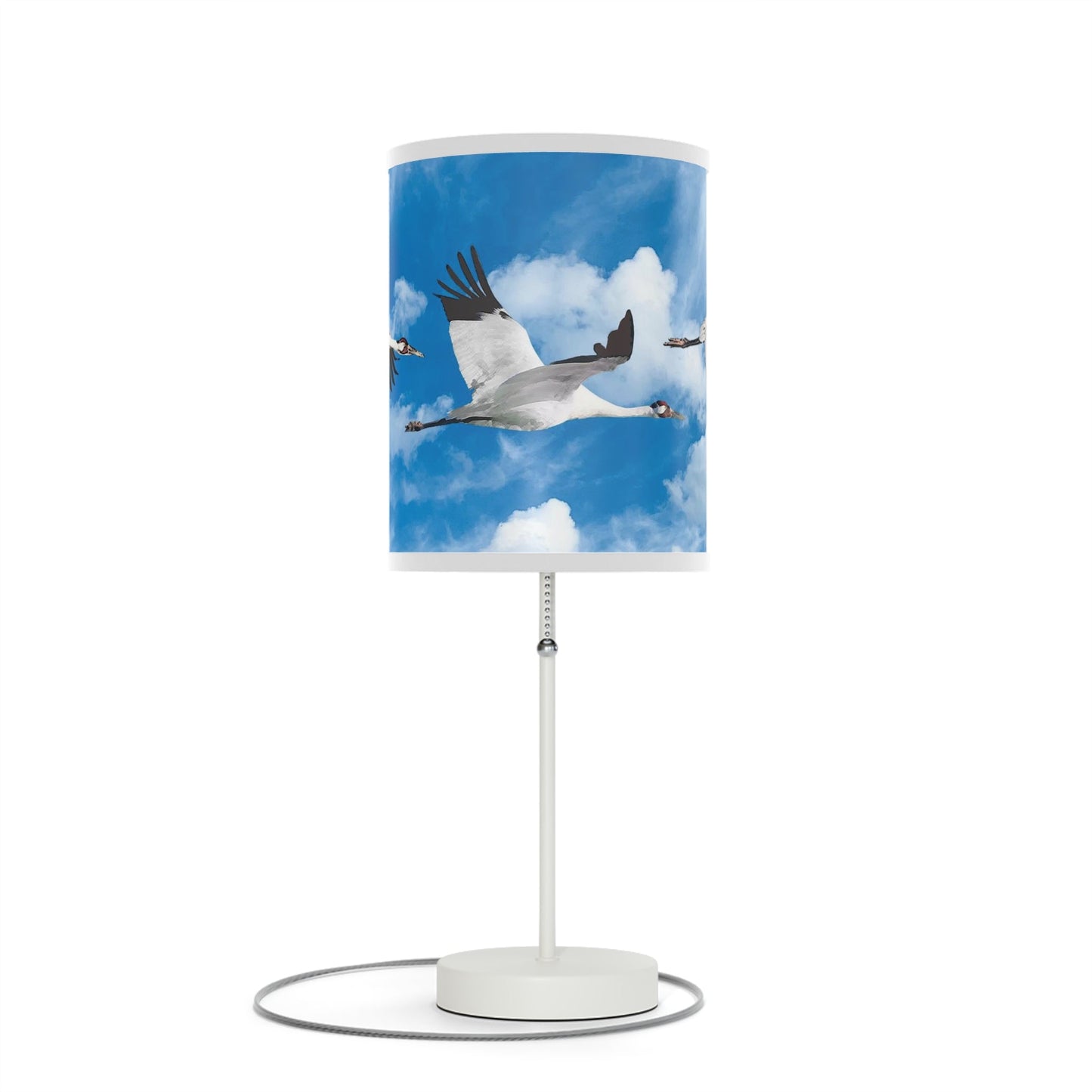 Whooping Crane Lamp on a Stand, US|CA plug