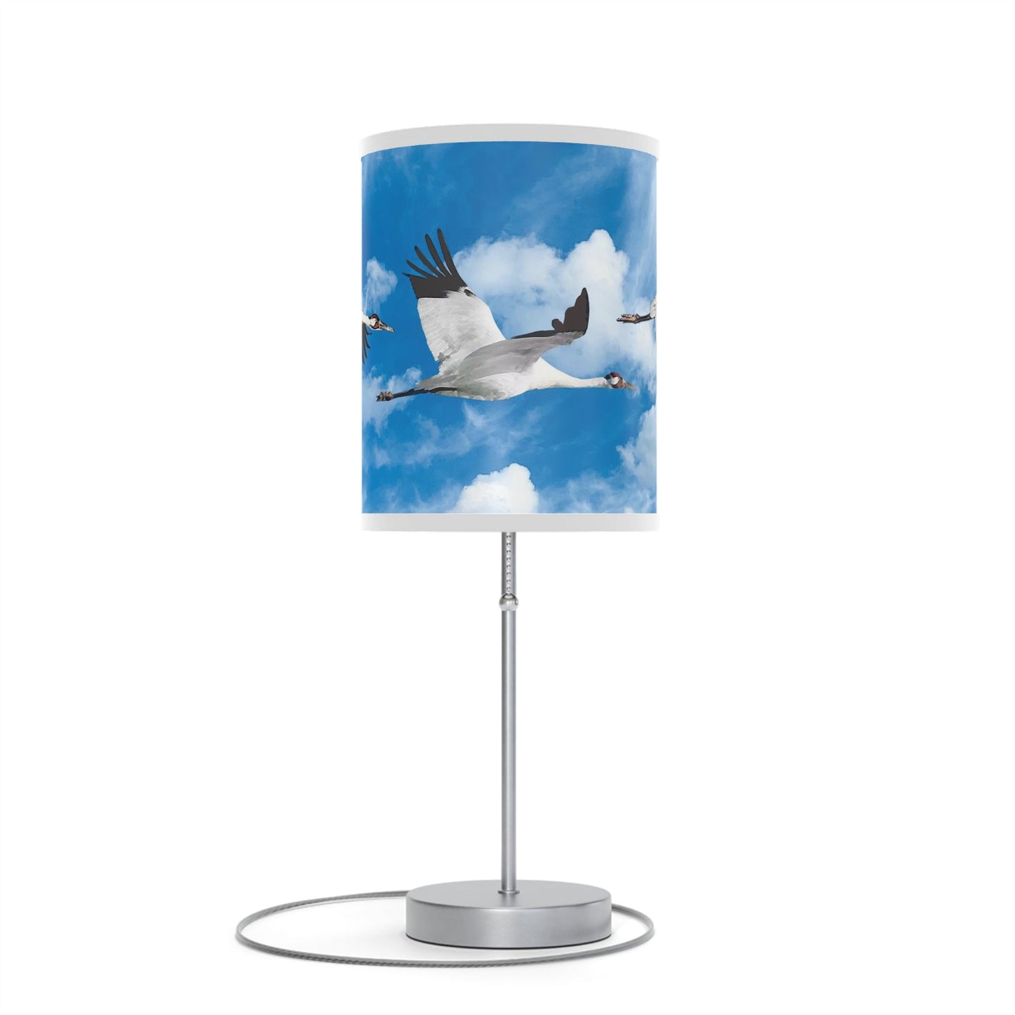 Whooping Crane Lamp on a Stand, US|CA plug