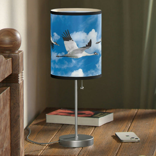 Whooping Crane Lamp on a Stand, US|CA plug