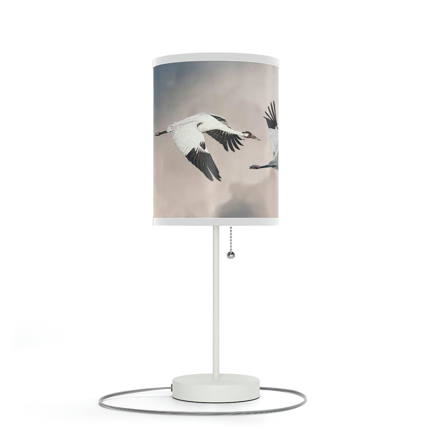 Whooping Crane Lamp on a Stand, US|CA plug II