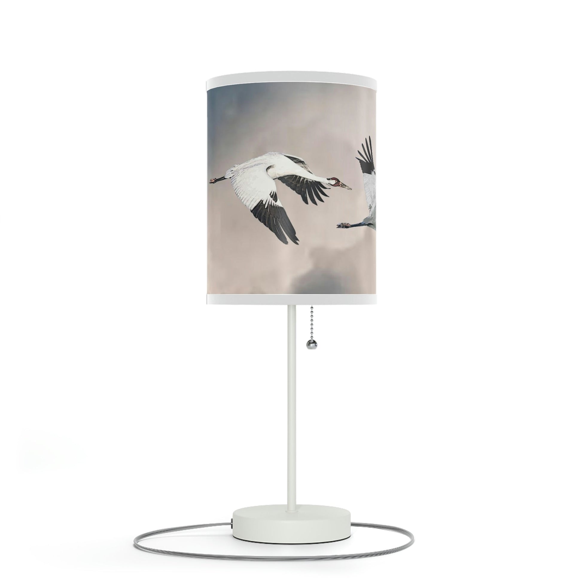 Whooping Crane Lamp on a Stand, US|CA plug II