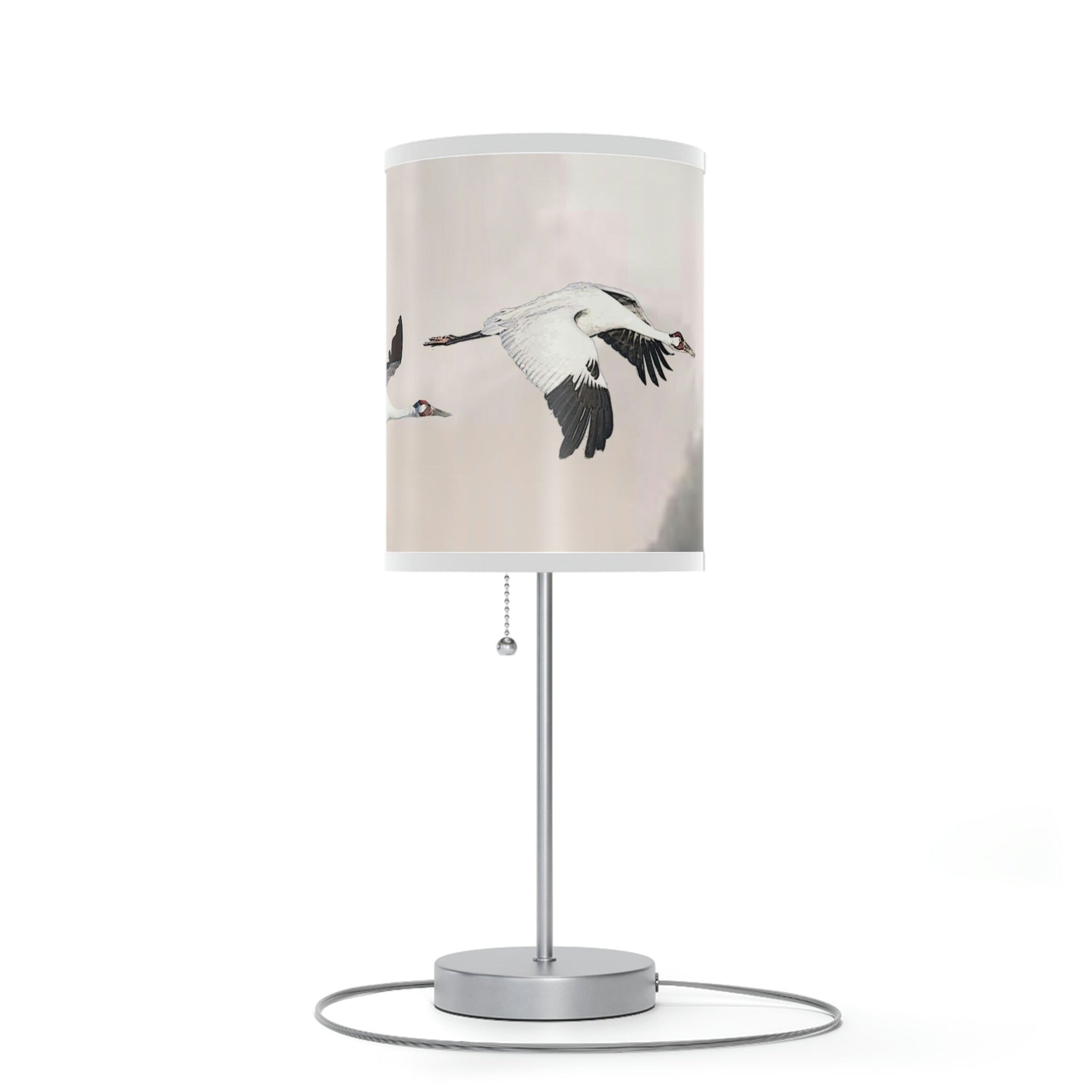 Whooping Crane Lamp on a Stand, US|CA plug II