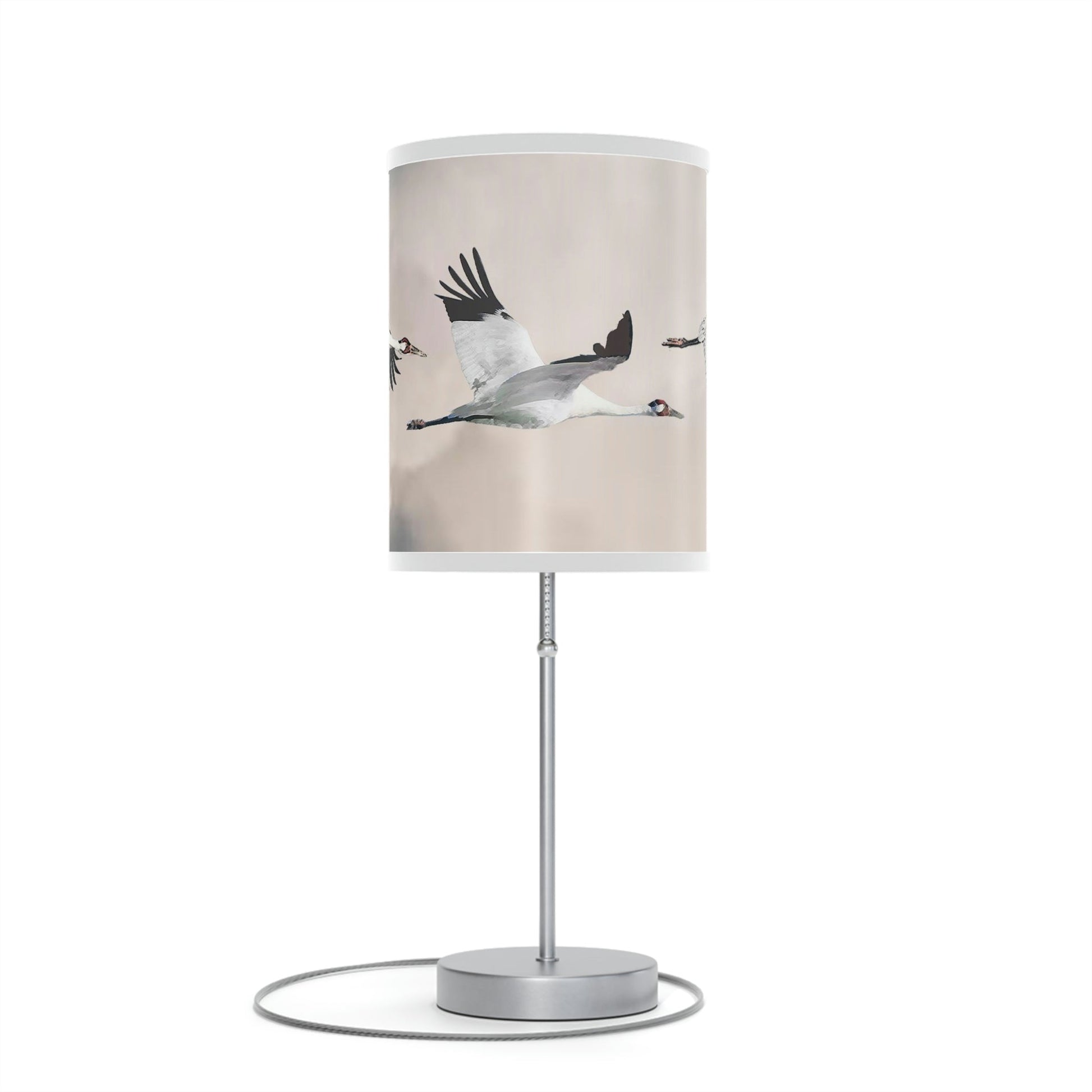 Whooping Crane Lamp on a Stand, US|CA plug II