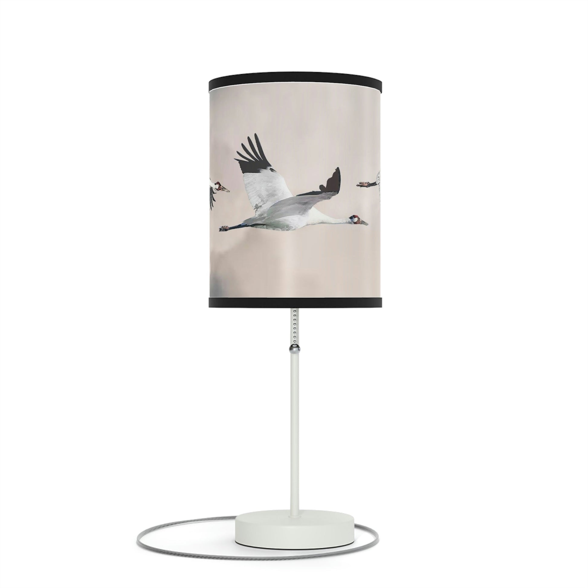 Whooping Crane Lamp on a Stand, US|CA plug II