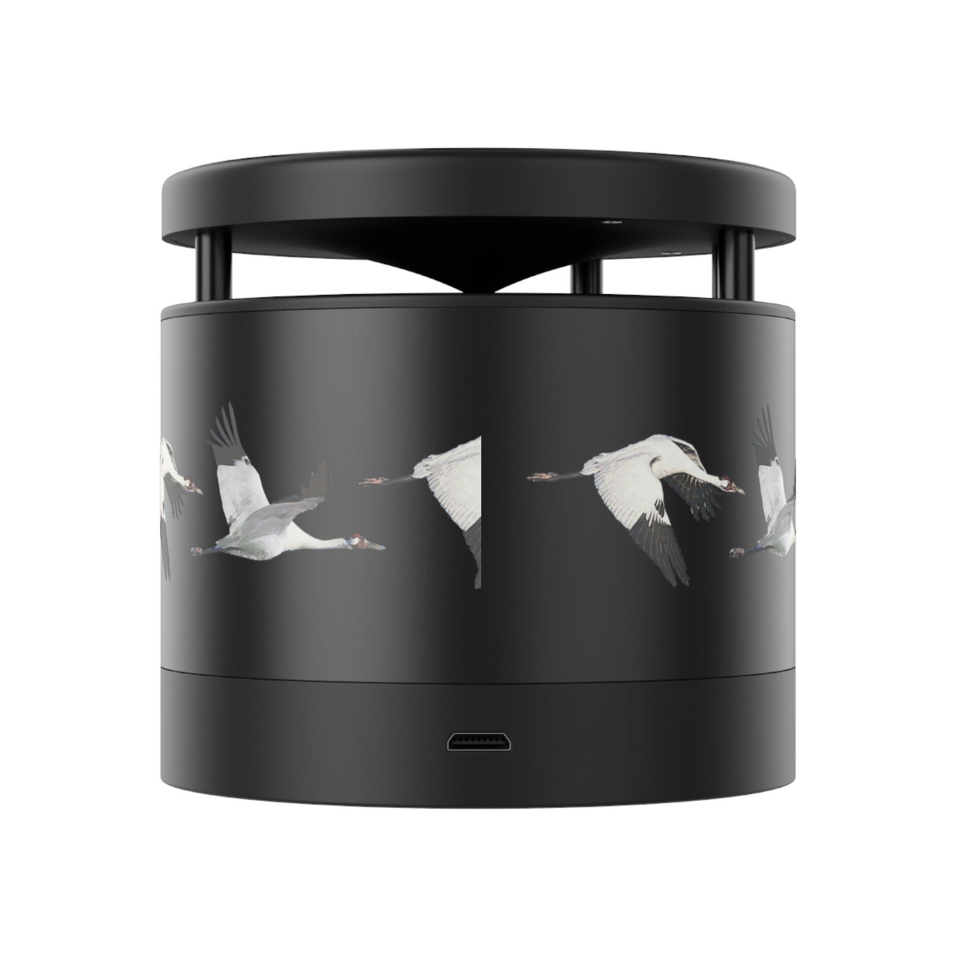 Whooping Crane Metal Bluetooth Speaker and Wireless Charging Pad