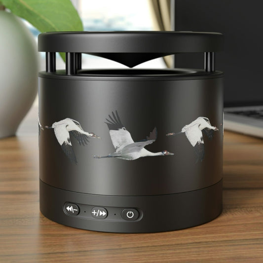 Whooping Crane Metal Bluetooth Speaker and Wireless Charging Pad