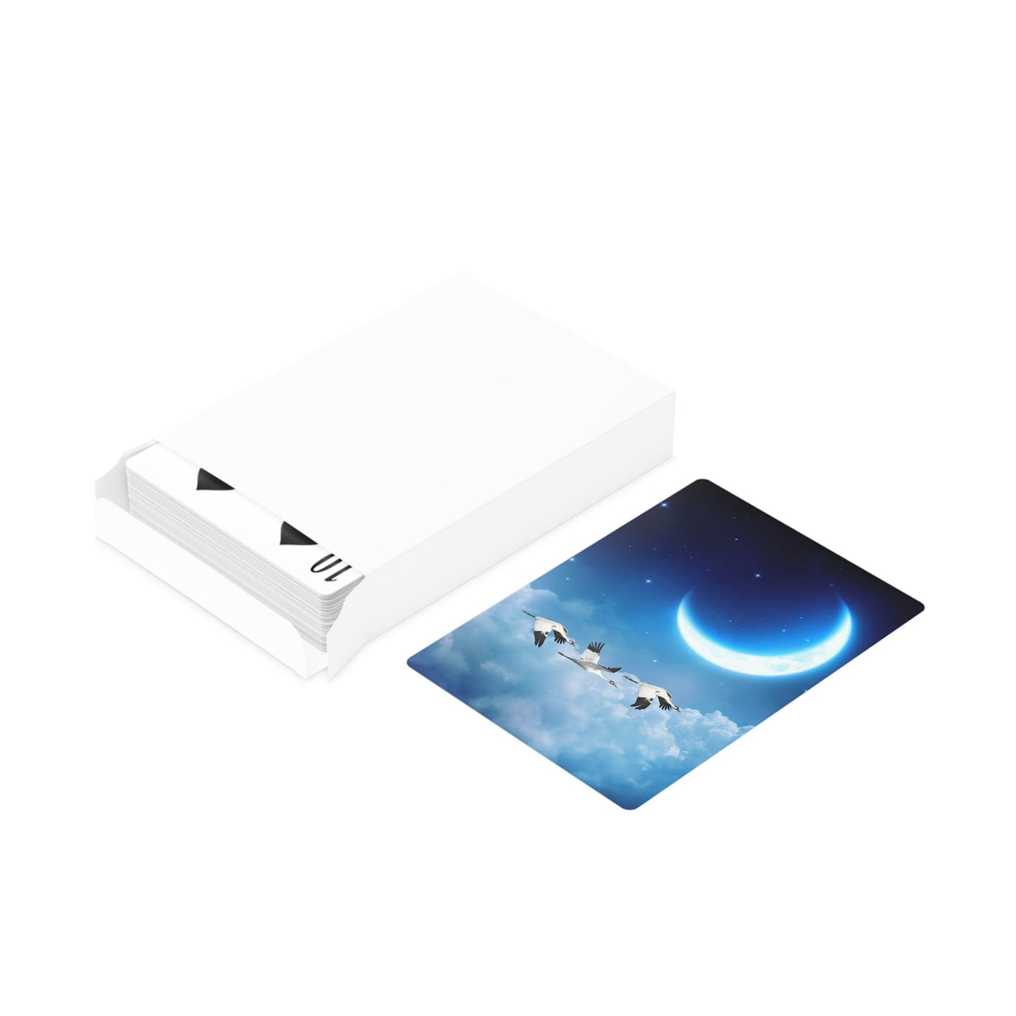 Whooping Crane Midnight Run Poker Playing Cards