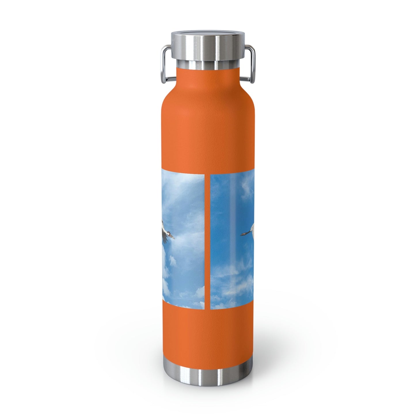 Whooping Cranes in Flight | Copper Vacuum Insulated Bottle, 22oz