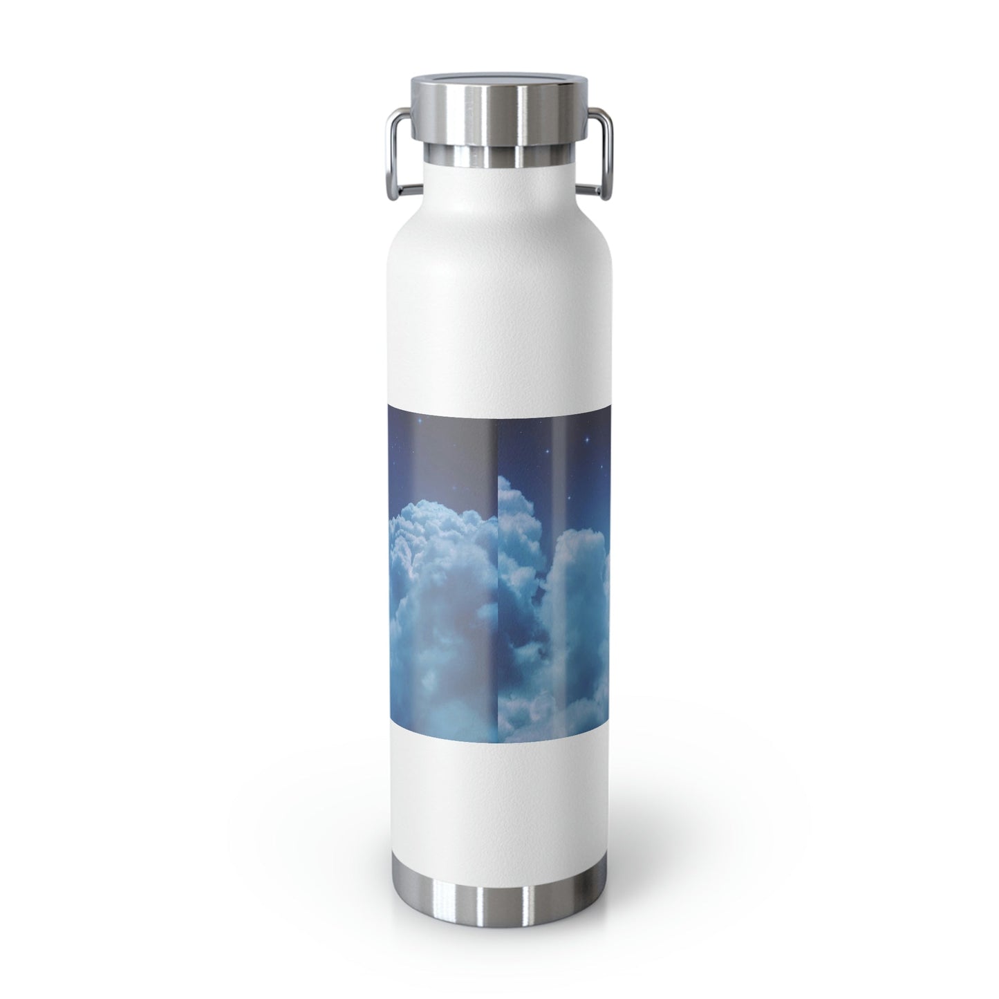 Whooping Cranes Midnight Run | Copper Vacuum Insulated Bottle, 22oz