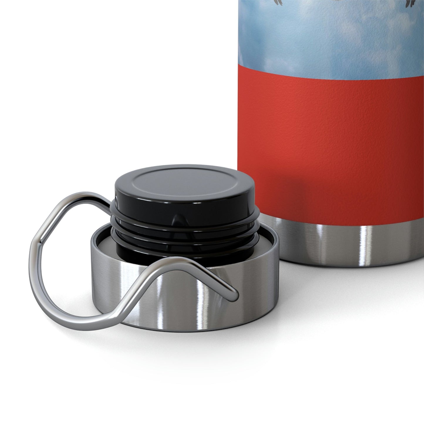 Whooping Cranes Midnight Run | Copper Vacuum Insulated Bottle, 22oz