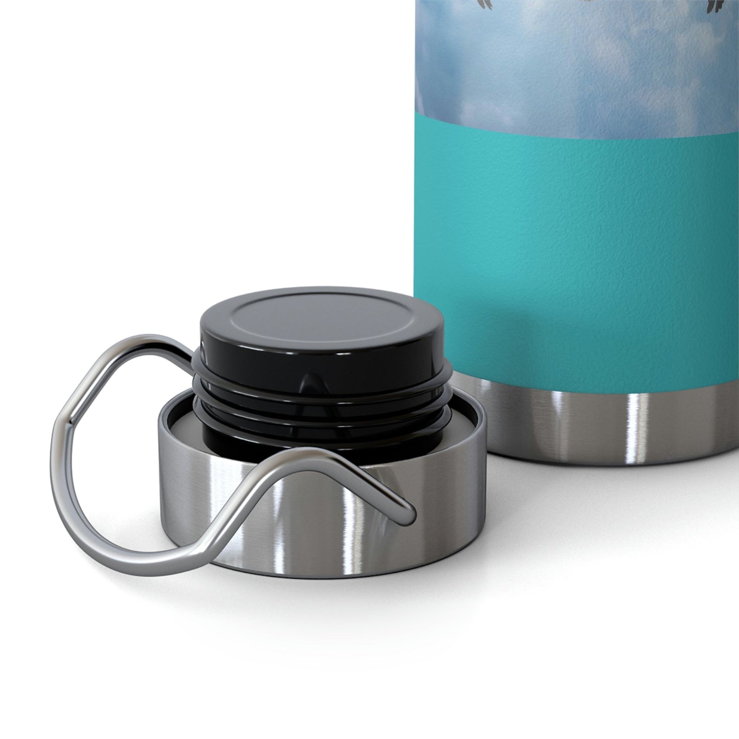 Whooping Cranes Midnight Run | Copper Vacuum Insulated Bottle, 22oz