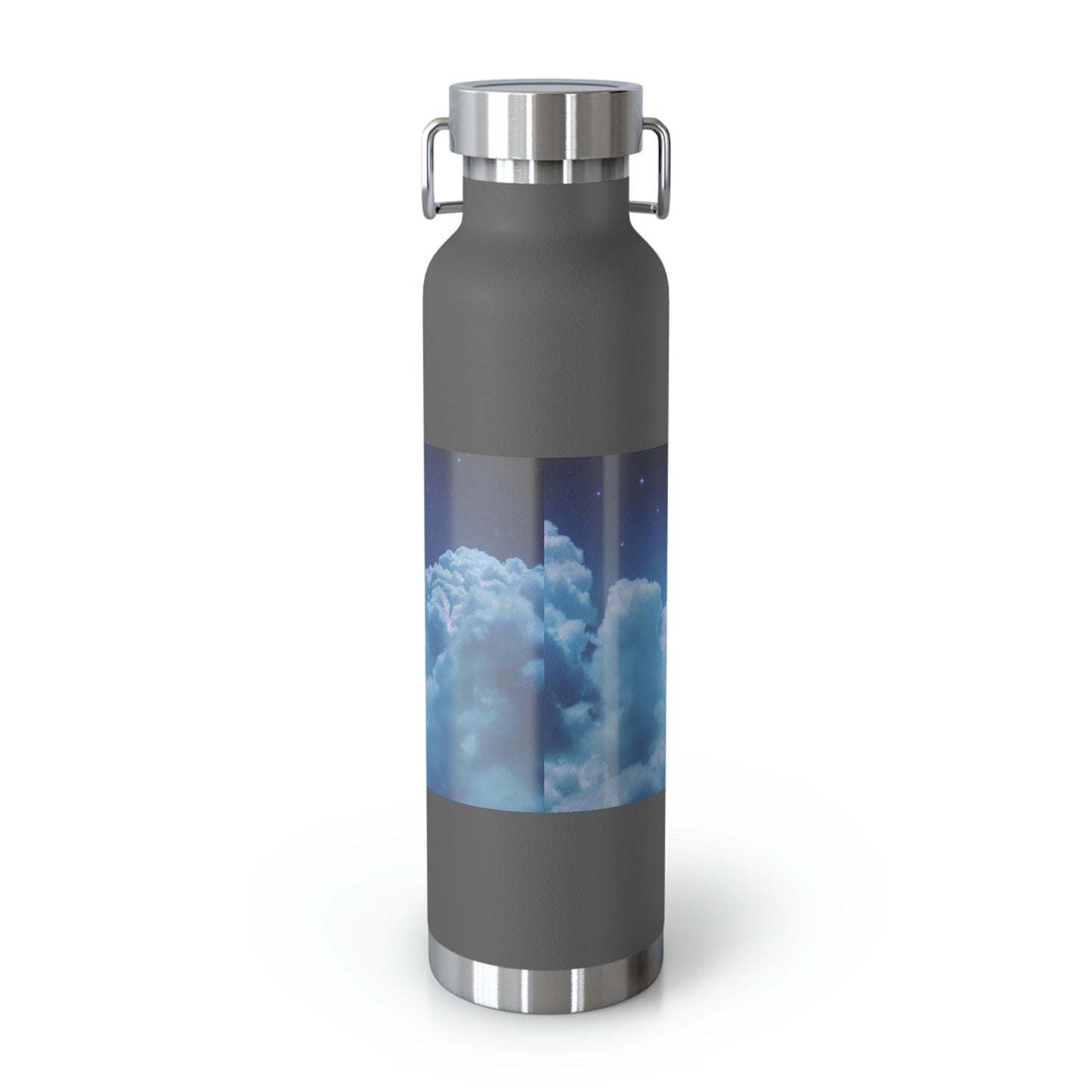 Whooping Cranes Midnight Run | Copper Vacuum Insulated Bottle, 22oz