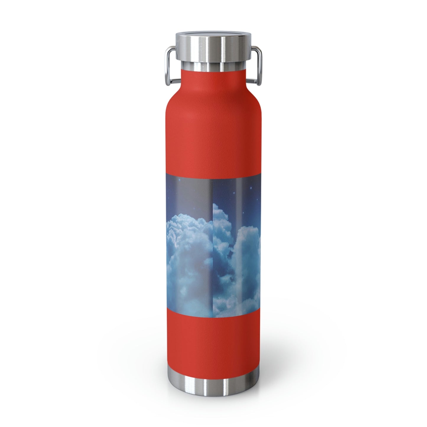 Whooping Cranes Midnight Run | Copper Vacuum Insulated Bottle, 22oz