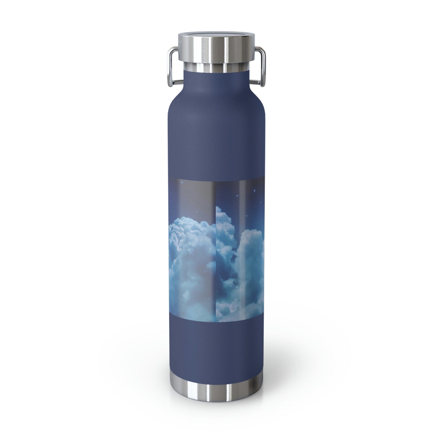 Whooping Cranes Midnight Run | Copper Vacuum Insulated Bottle, 22oz