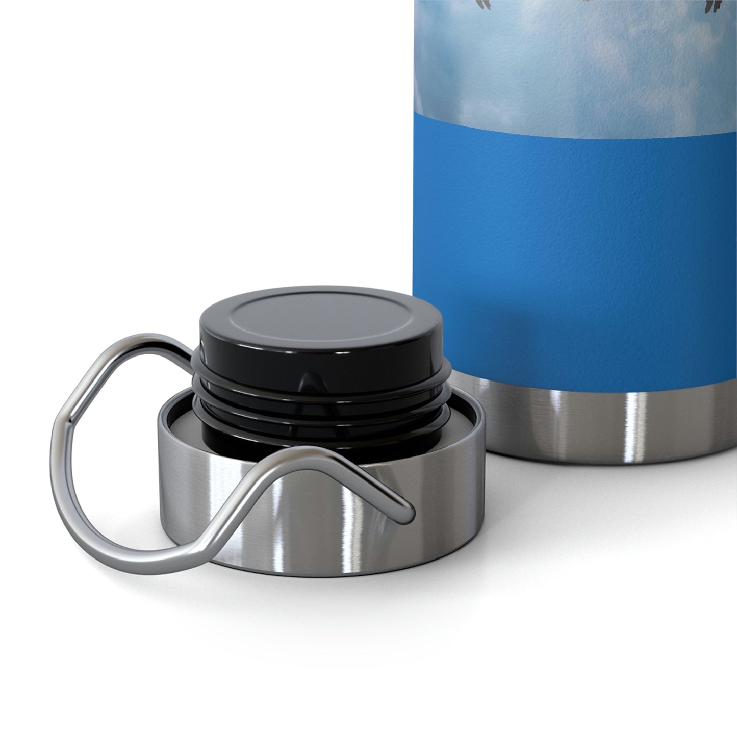 Whooping Cranes Midnight Run | Copper Vacuum Insulated Bottle, 22oz