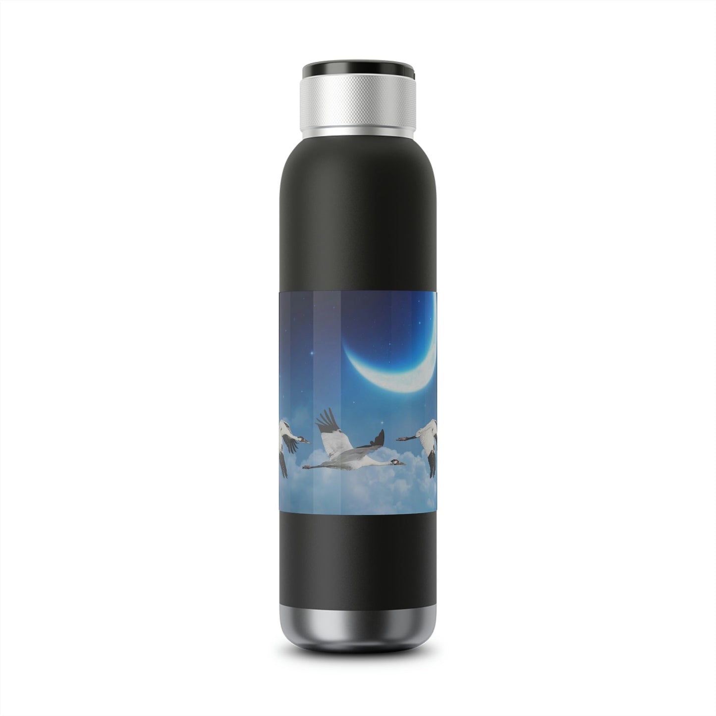 Whooping Cranes Midnight Run | Soundwave Copper Vacuum Audio Bottle 22oz