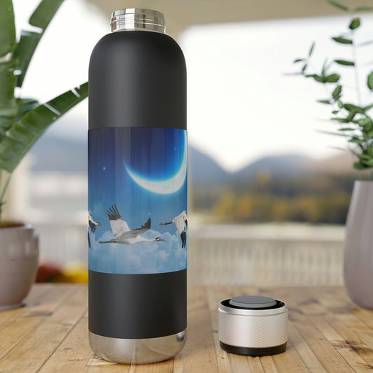 Whooping Cranes Midnight Run | Soundwave Copper Vacuum Audio Bottle 22oz