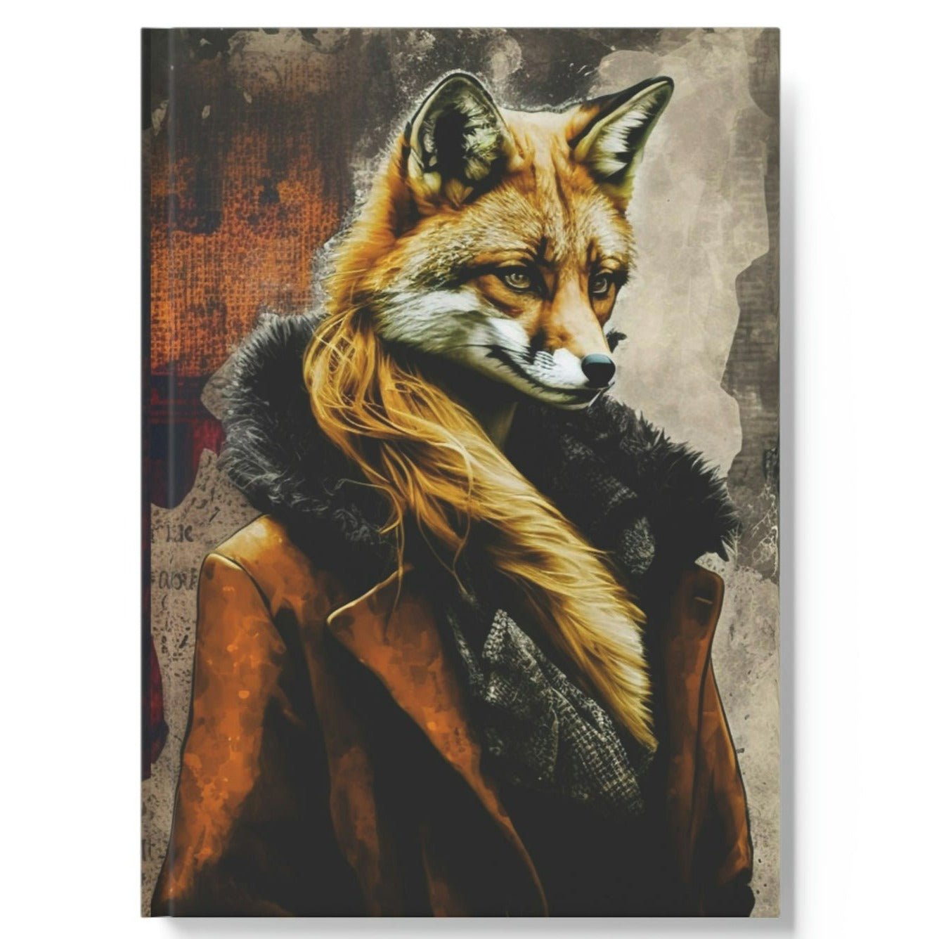 Winter Fox Hard Backed Journal