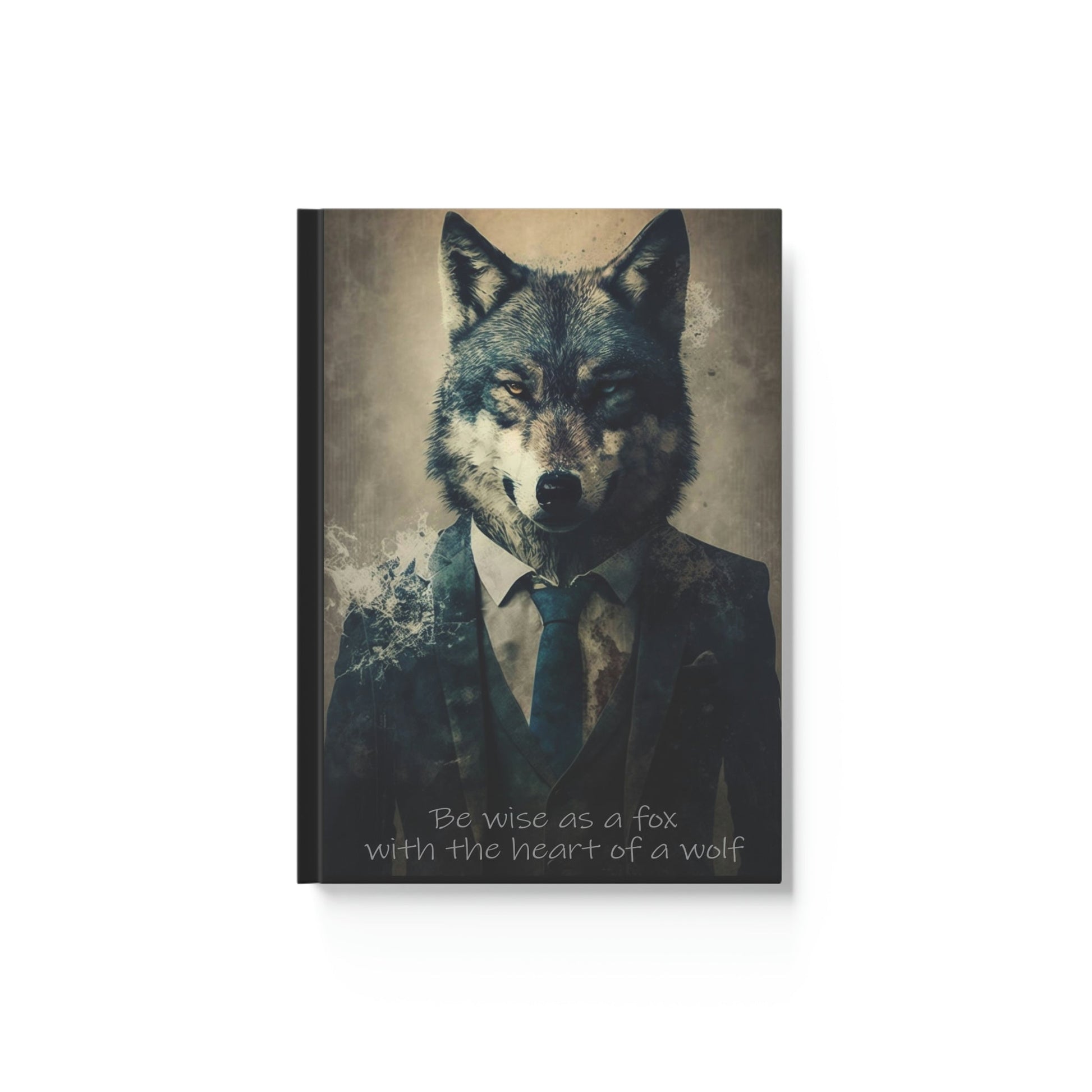Wolf Inspirations- Be Wise as a Fox with the Heart of a Wolf - Hard Backed Journal