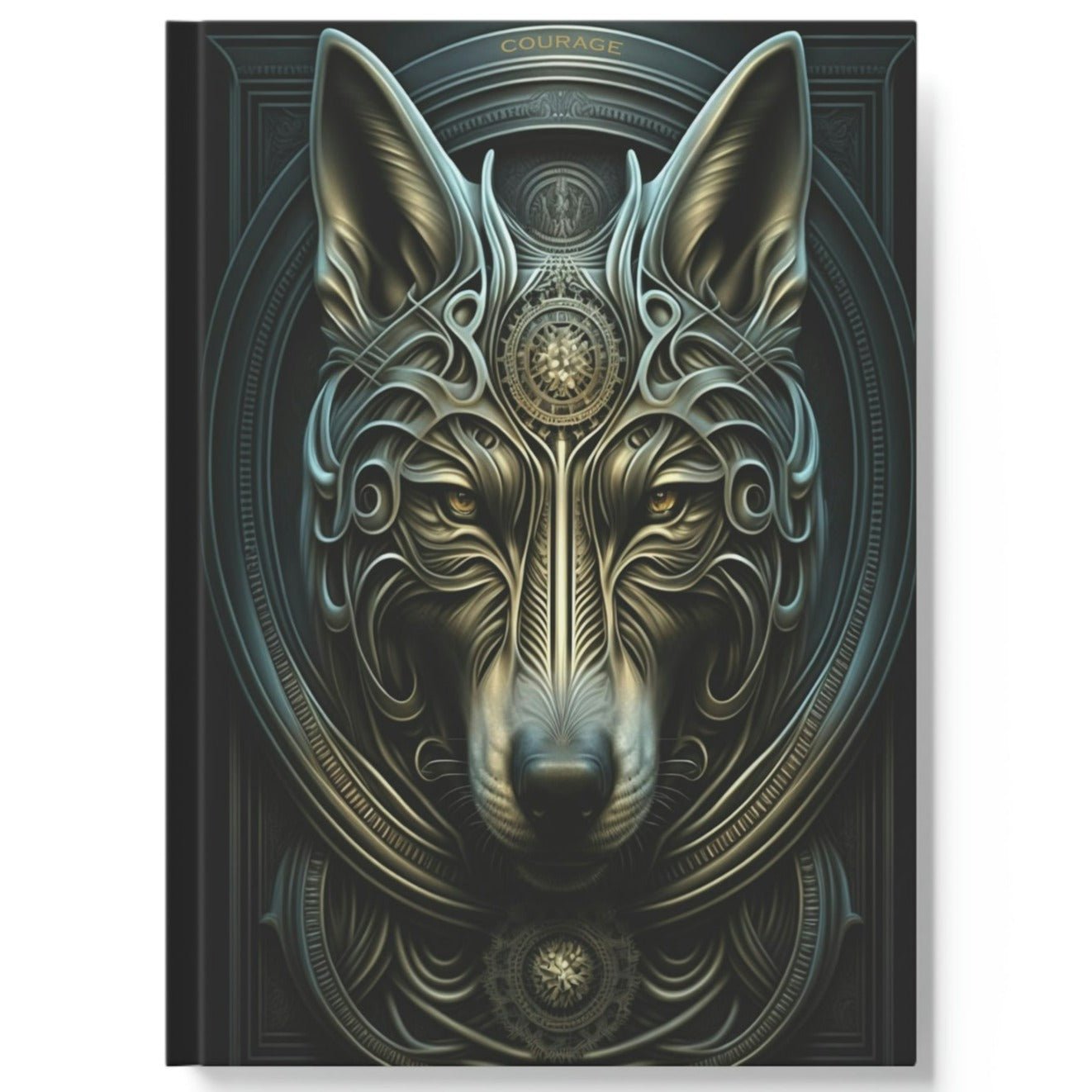 Wolf Inspirations - Courage - Hard Backed Journal