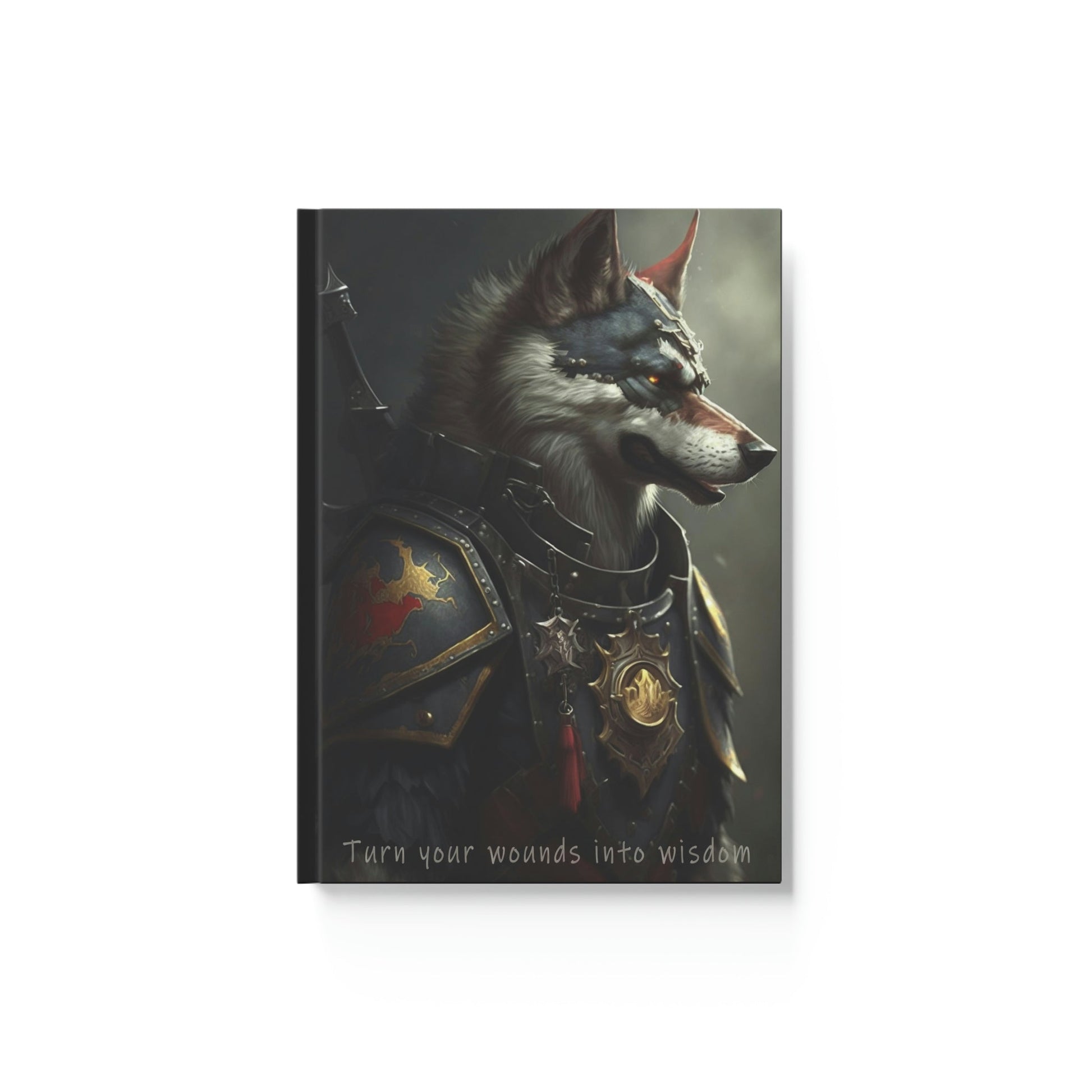 Wolf Inspirations - Turn Your Wounds in to Wisdom - Hard Backed Journal