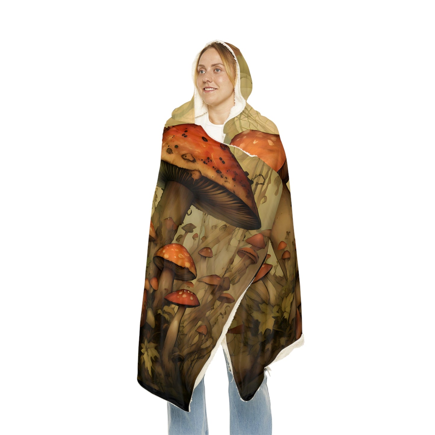 Woodland Fairy Grunge Hooded Blanket