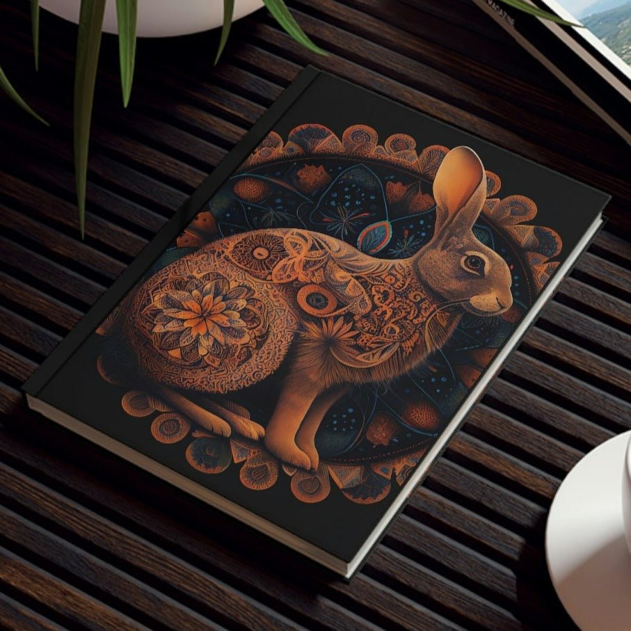 Woodwork Rabbit Hard Backed Journal