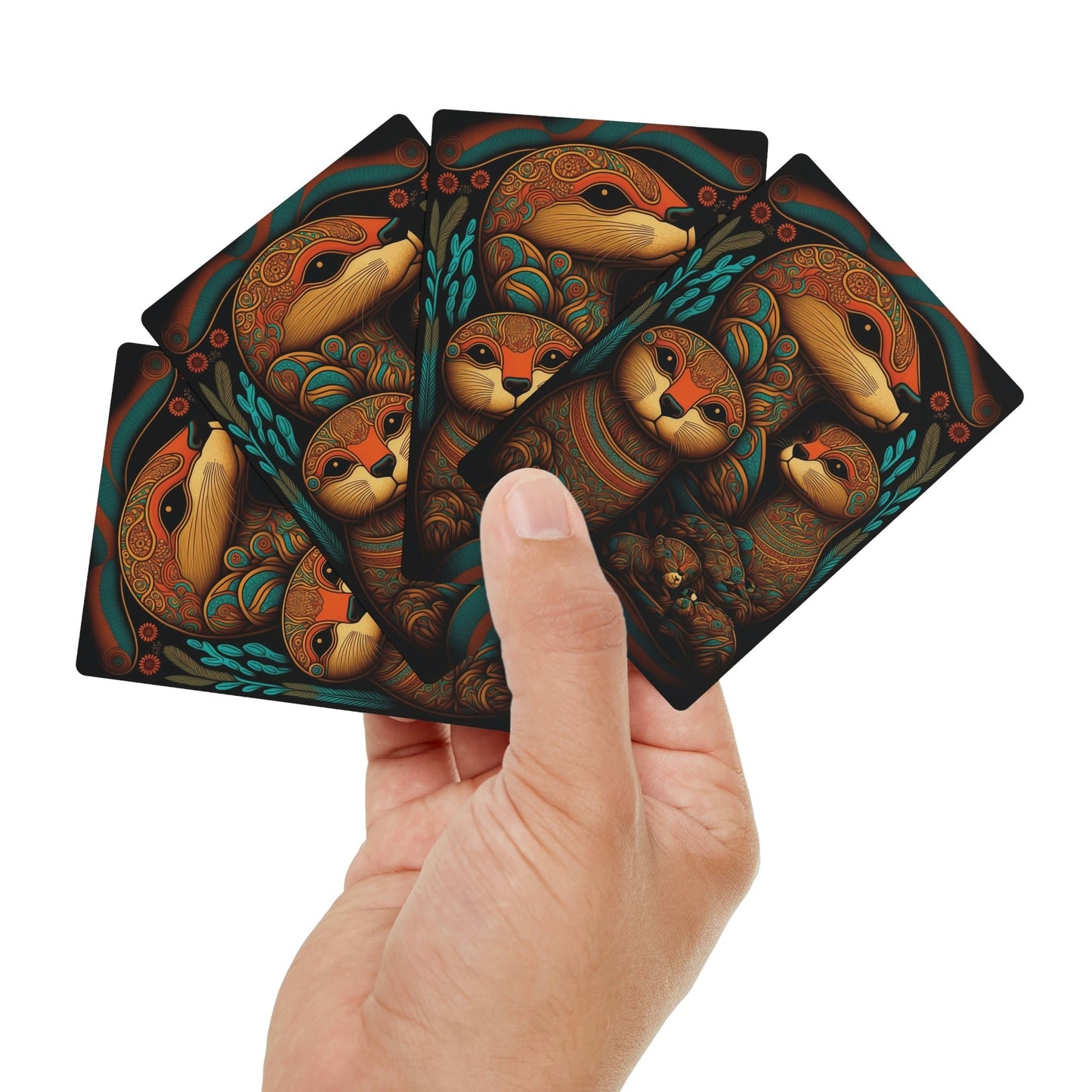World of Color Otter Poker Playing Cards
